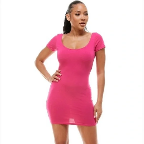 white christmas dresses Low Back Bodycon Dress main image 1